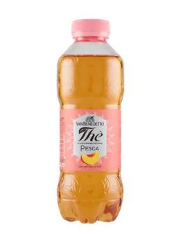 Peach Ice Tea from Italy by San Benedetto - (500 ml) 16.9 fl oz