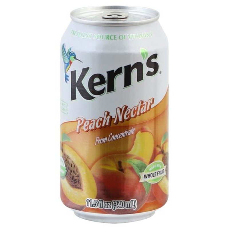 Kern's Nectar Peach Juice Can 11.5 oz