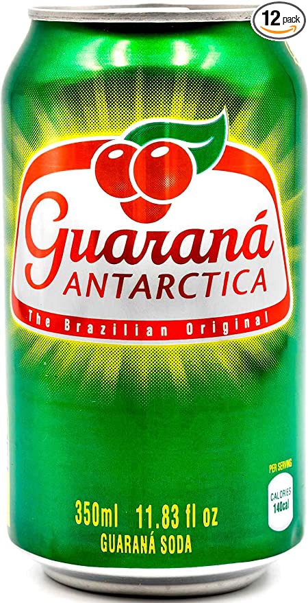 Guarana Antarctica Soft Drink 11.83 oz Can