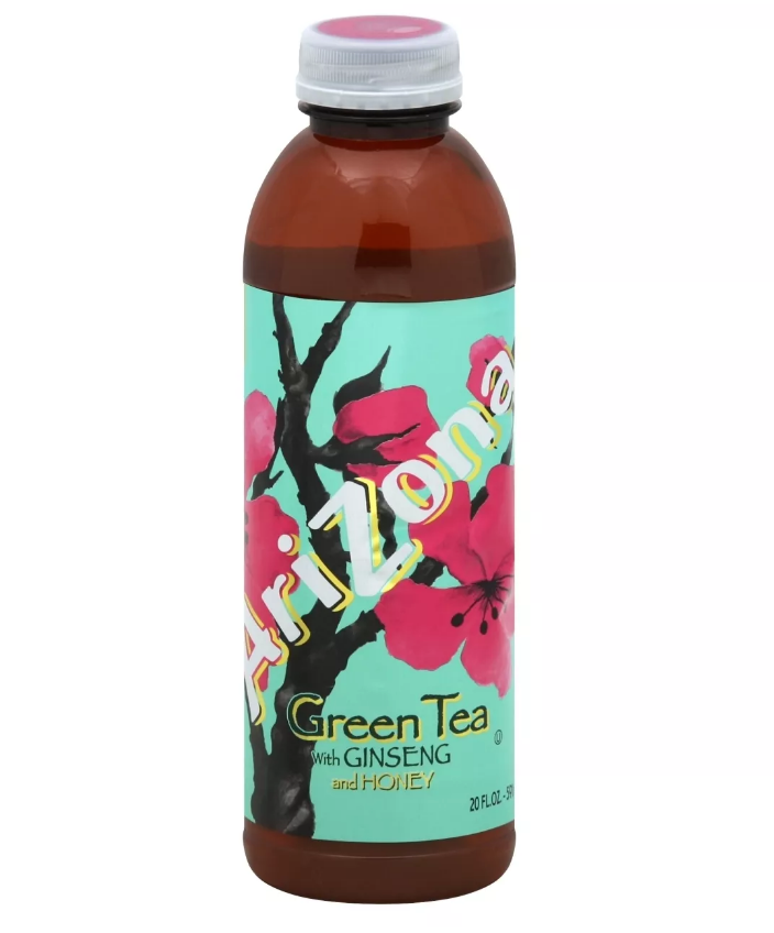 Arizona Green Tea Ginseng Honey Bottle 16.9 OZ
