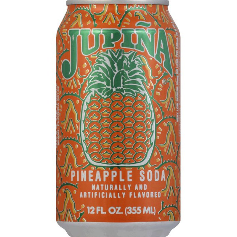 Jupiña Pineapple Soda Can 12 OZ
