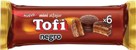 MINI ALFAJOR TOFI CHOCOLATE 16 x 6 (24gr ea.)